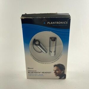Plantronics Discovery 640E Bluetooth Headset Silver & Black for Mobile Phones
